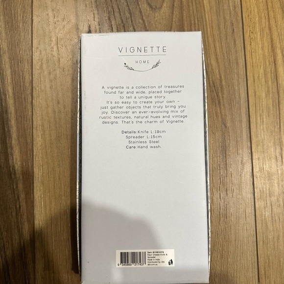 Silver Cheese Knife and Spreader Set - Picture 2 of 2